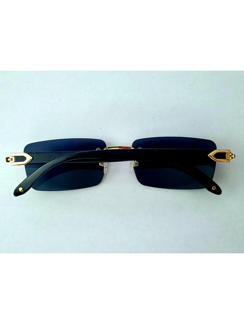 Piccadilly Gld Black Horn Decor Gradient Designer Sunglasses
